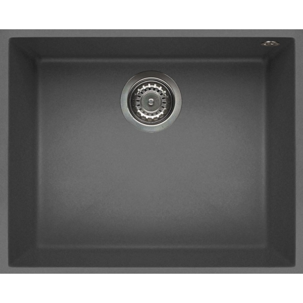 Elleci QUADRA105U 花崗岩廚房台下石盆 (灰色)